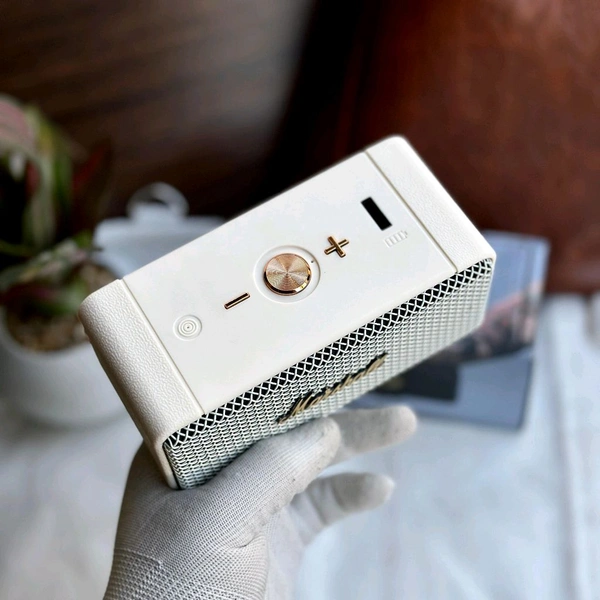 New Emberton 1:1 High End Quality Bluetooth Speaker | HD Code Range Upto 10MTRS | Dolby Sound Enhance Engine + LossLess Audio Connect - White