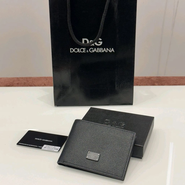 New High Quality Black Wallet With Brand Box, Card