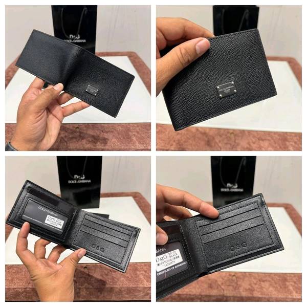New High Quality Black Wallet With Brand Box, Card