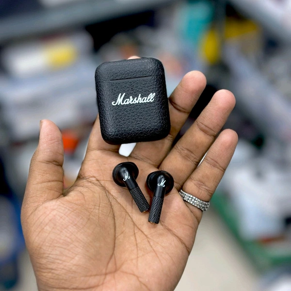 New Minor III-True Wireless High quality model, Original Box Packing, Bluetooth Version 5.3 With Type-C Charging - Black