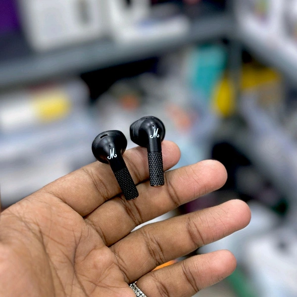 New Minor III-True Wireless High quality model, Original Box Packing, Bluetooth Version 5.3 With Type-C Charging - Black