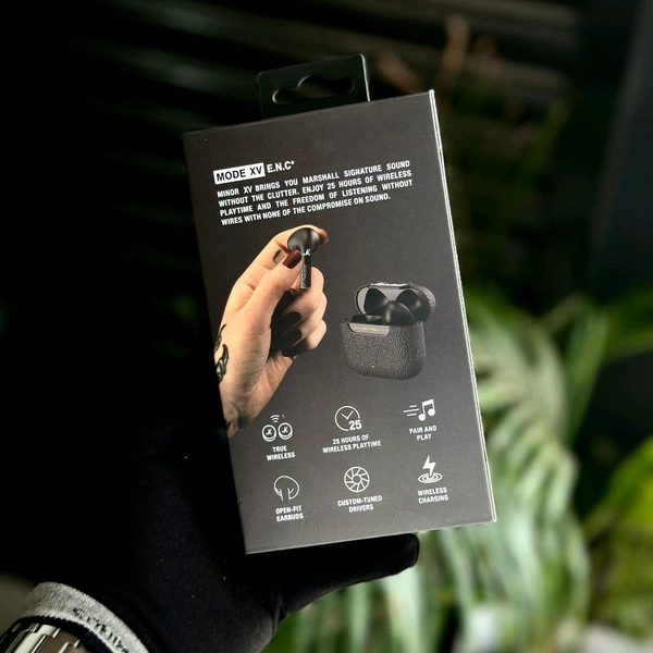 New MODE XV Wireless Earbuds – Quality Ceramic Finish, Lossless Connectivity & Long Battery Life - Black