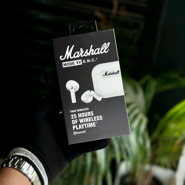 New MODE XV Wireless Earbuds – Quality Ceramic Finish, Lossless Connectivity & Long Battery Life - White