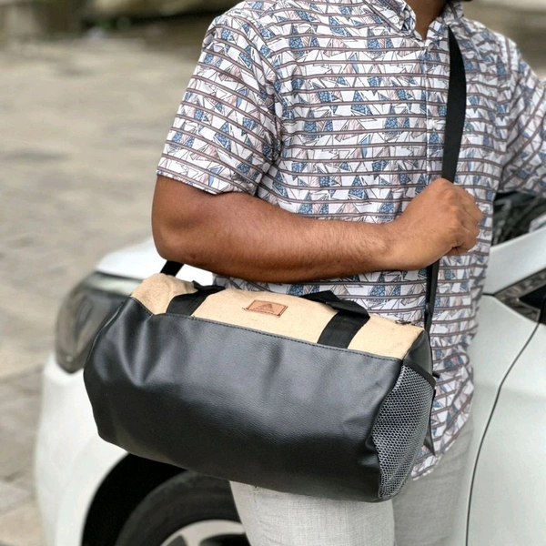 New Retro Small Round Bucket Bag Men And Women Casual Trend Single Backpack Pu Leather Shoulder Messenger Bag