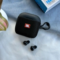 New TG809 2 in 1 Portable Outdoor Wireless Speaker & Mini TWS Bluetooth Earbuds
