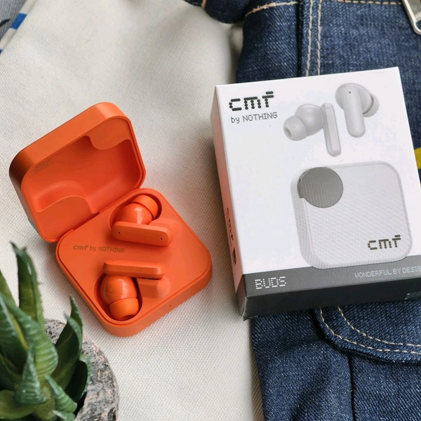 New Wireless Earphone With Call Time Upto 5 Hour | High Sound Quality And Mic Quality - Orange