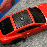 Original MZ S659 Portable Bluetooth Speaker Dynamic Thunder Sound Light Bluetooth Speaker Multicolor, Stereo Channel - Red