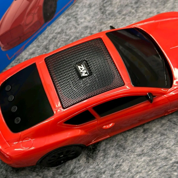 Original MZ S659 Portable Bluetooth Speaker Dynamic Thunder Sound Light Bluetooth Speaker Multicolor, Stereo Channel - Red