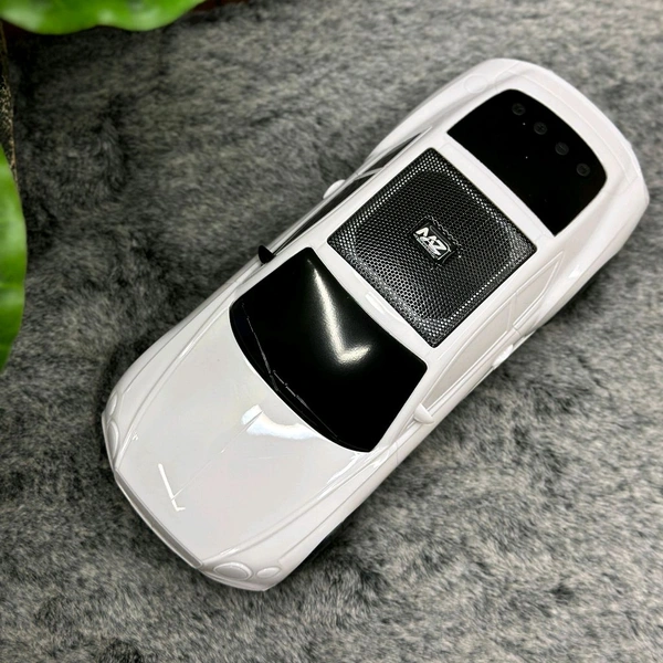 Original MZ S659 Portable Bluetooth Speaker Dynamic Thunder Sound Light Bluetooth Speaker Multicolor, Stereo Channel - White