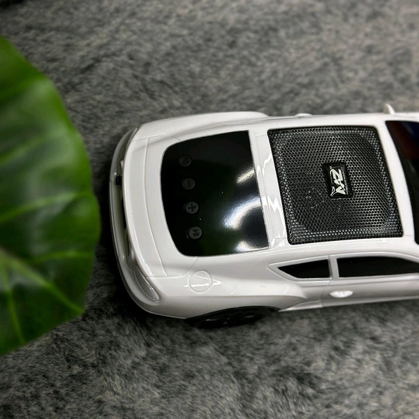 Original MZ S659 Portable Bluetooth Speaker Dynamic Thunder Sound Light Bluetooth Speaker Multicolor, Stereo Channel - White