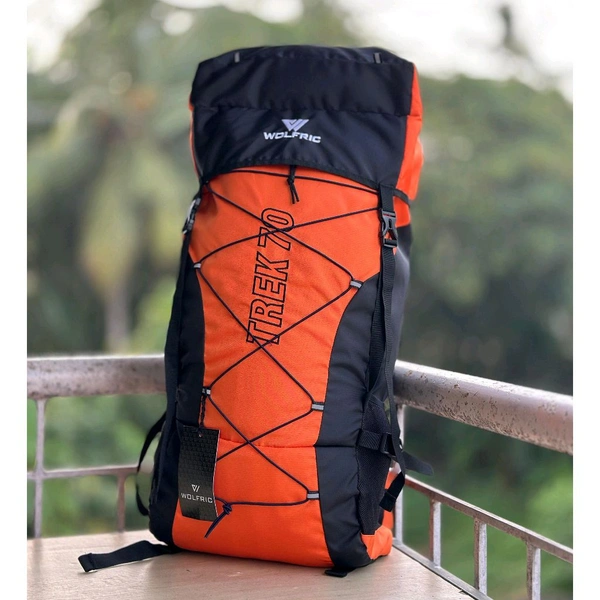 Original Outdoor Sports Backpack 75L Mountaineering Bag Waterproof Hiking Backpack Camping Climbing Rucksack Travel Trekking Backpack - 1 Month Stitching Warranty