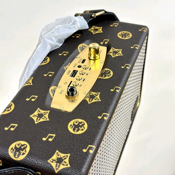 Original Trending speaker with dual wireless microphone 25 W Bluetooth Home Audio Speaker (Multicolor, 5.2 Channel)