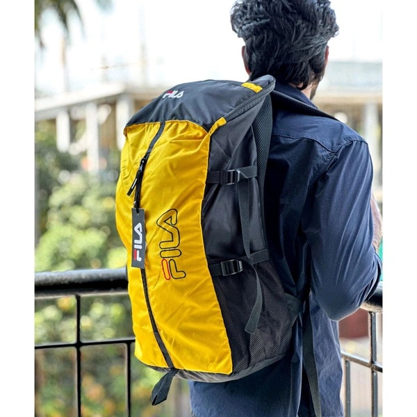 Outdoor Sports Backpack 40L Mountaineering Bag Waterproof Hiking Backpack Camping Climbing Rucksack Travel Trekking Backpack - Yellow