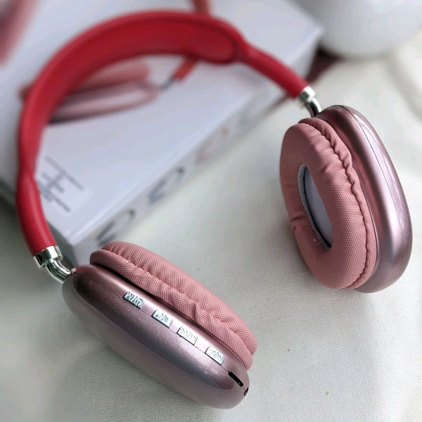 P9 Wireless Budget Best Quality Headphone With Mic | Best Sound And Mic Quality - Red