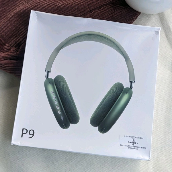 P9 Wireless Budget Best Quality Headphone With Mic | Best Sound And Mic Quality - Green