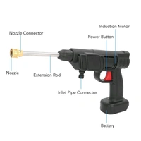 Powerful Pressure Washer with 48v Rechargeable Battery, Cordless High Pressure Washer Gun | Multi Cleaning Works Like Car & Bike Washing, Gardening & Home Cleaning Works
