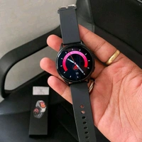 Premium Galaxy Watch 6 With Galaxy Watch Logo When Turn On/Off, Full HD Smooth Round display