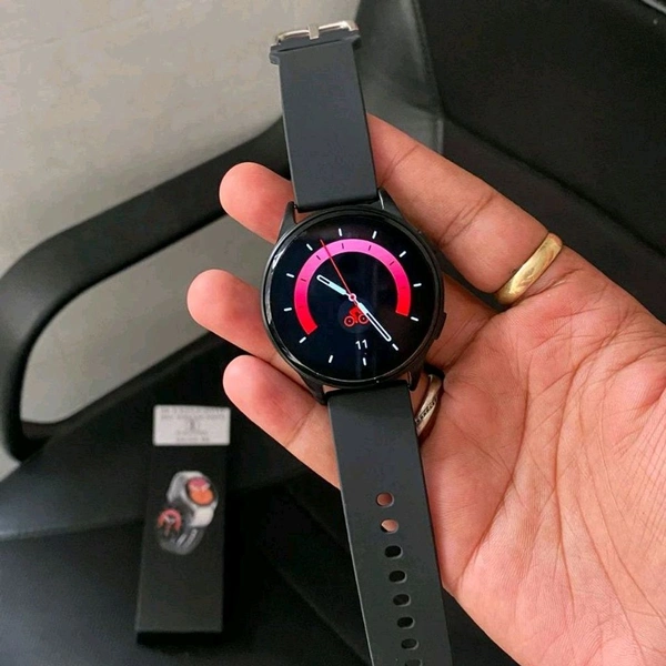 Premium Galaxy Watch 6 With Galaxy Watch Logo When Turn On/Off, Full HD Smooth Round display