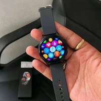 Premium Galaxy Watch 6 With Galaxy Watch Logo When Turn On/Off, Full HD Smooth Round display