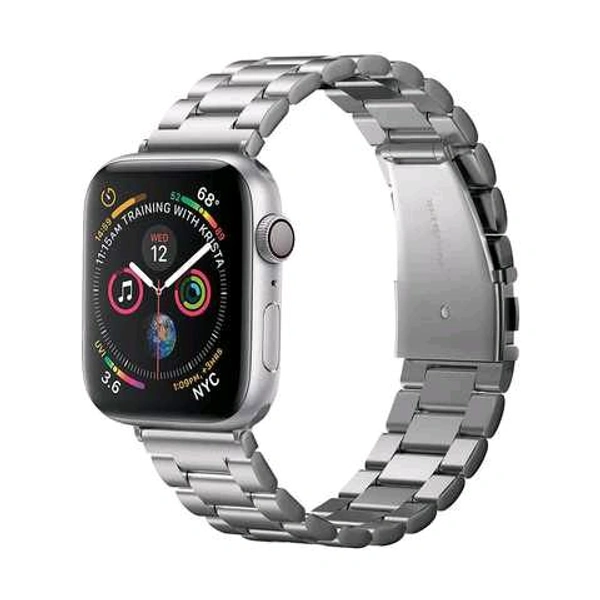 Premium Metal Strap For Apple Watch Series 8 Ultra | 8 | 6 | 5 | 4 (44/45MM) | 3 | 2 - silver