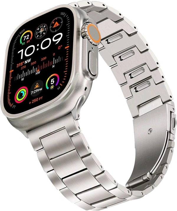 Premium Metal Strap For Apple Watch Series 8 Ultra | 8 | 6 | 5 | 4 (44/45MM) | 3 | 2 - silver