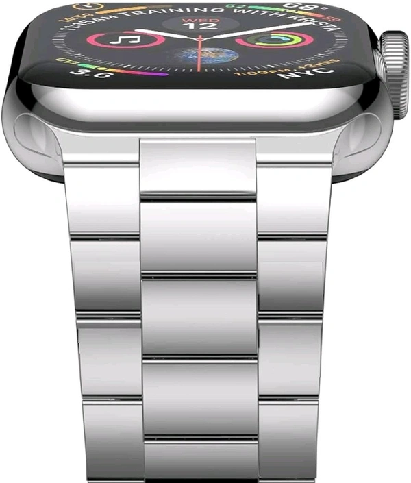 Premium Metal Strap For Apple Watch Series 8 Ultra | 8 | 6 | 5 | 4 (44/45MM) | 3 | 2 - silver