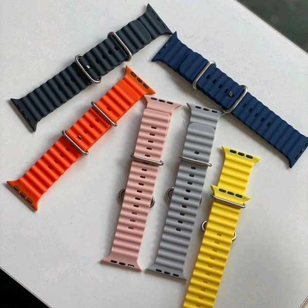 Premium Quality Ocean Strap Combo Offer For Apple Watch | Compatible For Apple Watch Series Ultra/Ultra 2/9/8/7/Se/6
