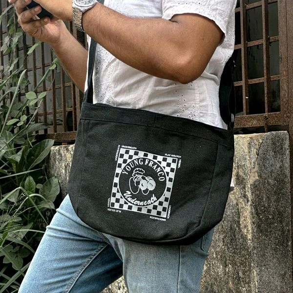 Premium Vintage Side Bag | Ultra Sporty Messenger Sling Bag For Multipurpose Use |Jute Material - B2