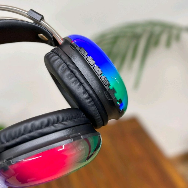 Presenting You All, New Rgb Colour Headphones, Multi Colour Led Light Inbuilt Headphones Heavy Quality Top Look For Gaming And Night Clubs / Party