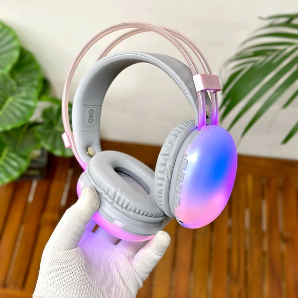 Presenting You All, New Rgb Colour Headphones, Multi Colour Led Light Inbuilt Headphones Heavy Quality Top Look For Gaming And Night Clubs / Party