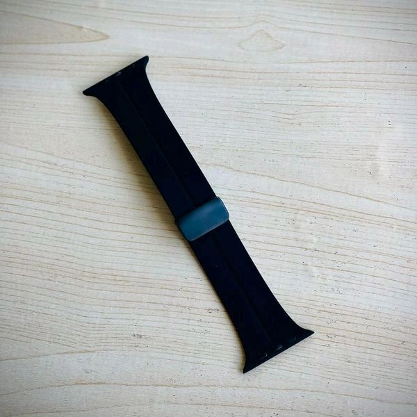 Printme Silicone Sport Band Compatible With Apple Watch 38mm 40mm 41mm 42 Mm 44 Mm 45 Mm 49 Mm - Black