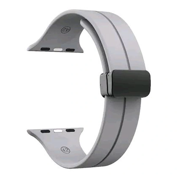 Printme Silicone Sport Band Compatible With Apple Watch 38mm 40mm 41mm 42 Mm 44 Mm 45 Mm 49 Mm - Gray