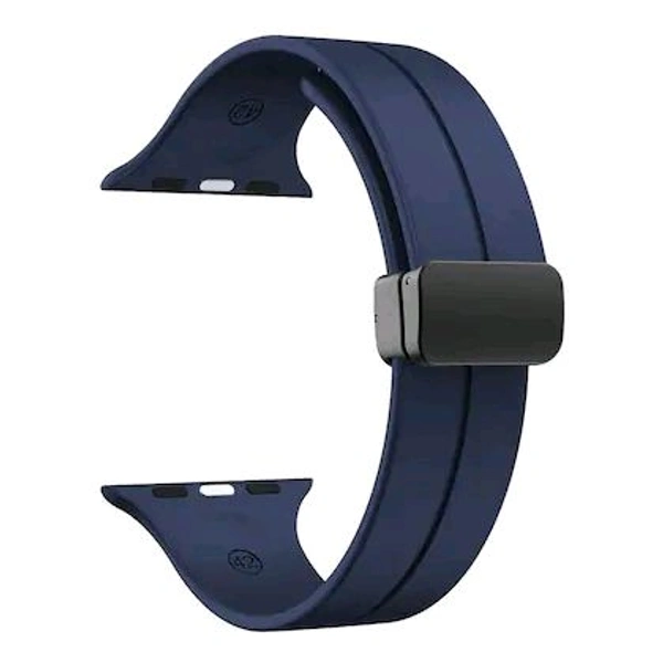Printme Silicone Sport Band Compatible With Apple Watch 38mm 40mm 41mm 42 Mm 44 Mm 45 Mm 49 Mm - Blue
