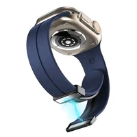 Printme Silicone Sport Band Compatible With Apple Watch 38mm 40mm 41mm 42 Mm 44 Mm 45 Mm 49 Mm - Blue