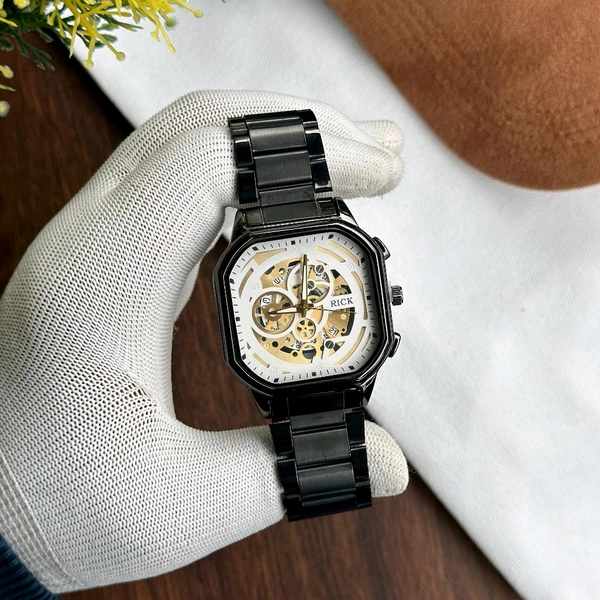 Rick Analog Quartz Movement Collection With High Quality Strap Best finishing Body & Case