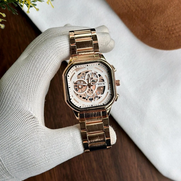 Rick Analog Quartz Movement Collection With High Quality Strap Best finishing Body & Case