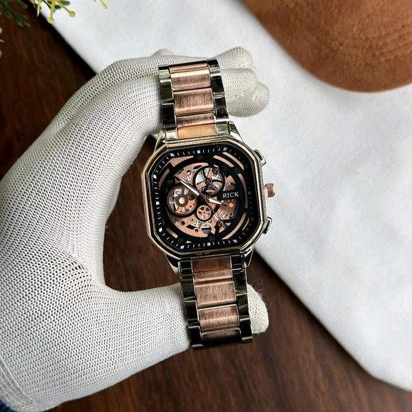 Rick Analog Quartz Movement Collection With High Quality Strap Best finishing Body & Case