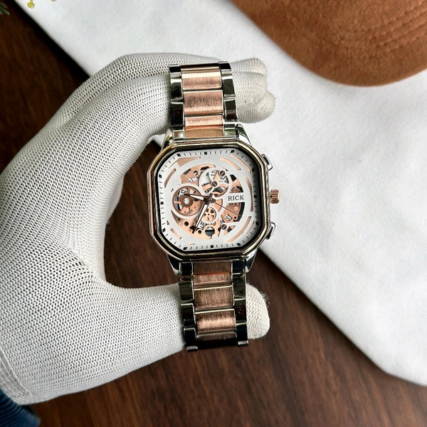 Rick Analog Quartz Movement Collection With High Quality Strap Best finishing Body & Case