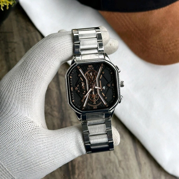 Rick Analog Quartz Movement Collection With High Quality Strap Best finishing Body & Case