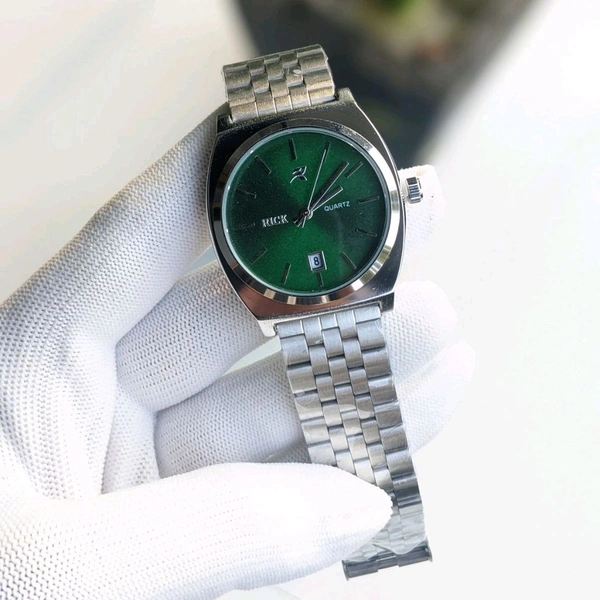 Rick Analog Quartz Movement Watch With High Quality Strap Best finishing Body & Case - Green