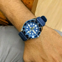 Seik0 Diver Watch Series Premium Collection With High Quality Strap Best Finishing Body & Case - Blue