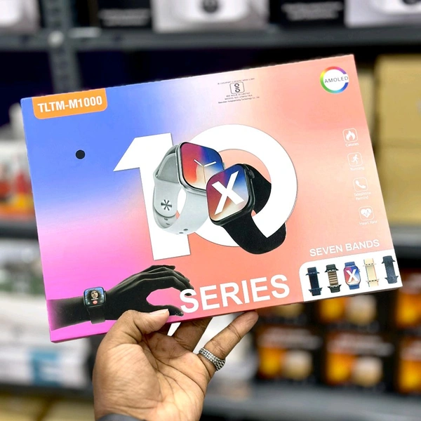 Series 10 Smartwatch Combo With 7 High Quality Straps | Set Your Own Wallpaper And Wireless Charging