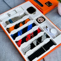 Series 8 Ultra 2 Special Edition Combo, 10 In 1 Best Quality Straps, Bluetooth Calling Support