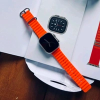 Series 8 Ultra 49MM Smartwatch With Dual Strap Now With Premium Ocean Belt Premium Original Packaging Logo On Off