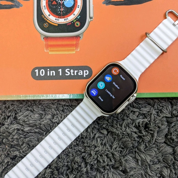 Series 8 Ultra Special Edition Combo, 10 In 1 Best Quality Straps, Bluetooth Calling Support