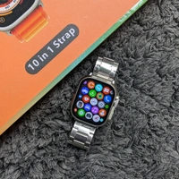 Series 8 Ultra Special Edition Combo, 10 In 1 Best Quality Straps, Bluetooth Calling Support