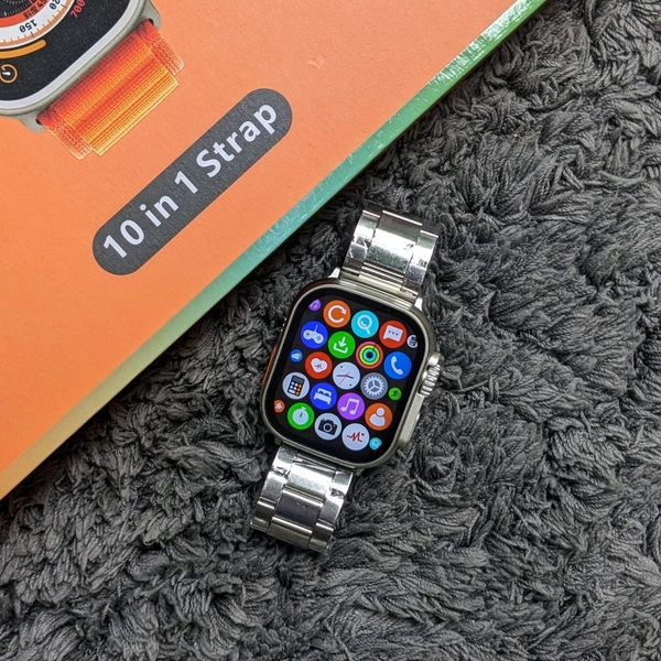 Series 8 Ultra Special Edition Combo, 10 In 1 Best Quality Straps, Bluetooth Calling Support