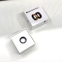 Smart Ring 100% Original Heart Rate SPO2 And Sleeping Monitor (Black)