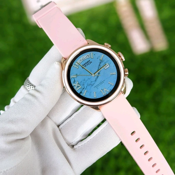 Smartwatch Generation 11 Premium Smartwatch - 2024 Diamond Design With Dual Belts | One Silicon Strap And One Metal