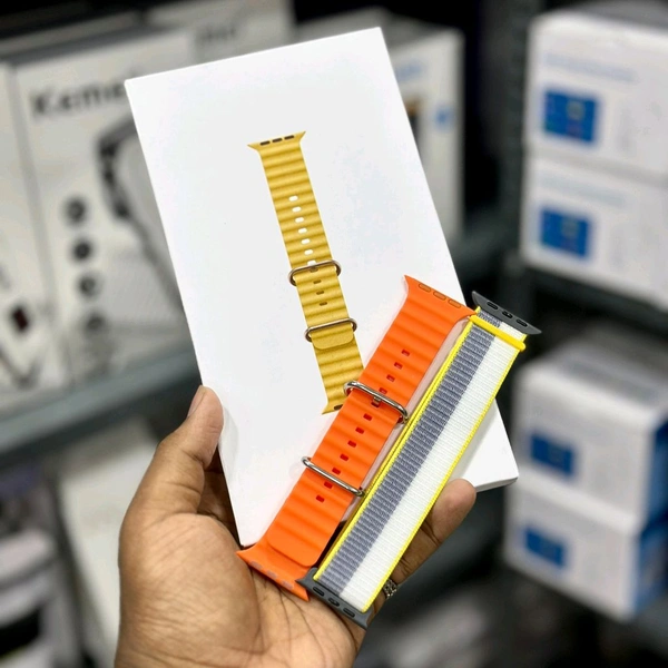 Smartwatch Ultra 2 High Quality Model With Dual Strap, Hd Display With Bluetooth Calling Support, Customized Watch Face